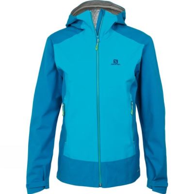 Chaquetas Salomon La Cote Stretch 2.5L Mujer Azules - Chile KVR876912